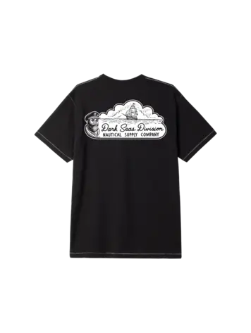 Dark Seas MEN'S SEA DOGS CONTRAST STITCH T-SHIRT HEATHER BLACK