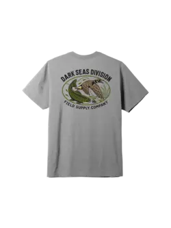 Dark Seas MEN'S CREEK COUNTY BLENDED T-SHIRT HEATHER GREY