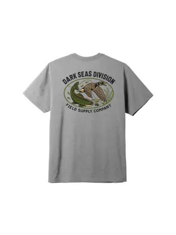 Dark Seas HOMMES CREEK COUNTY BLENDED T-SHIRT HEATHER GREY