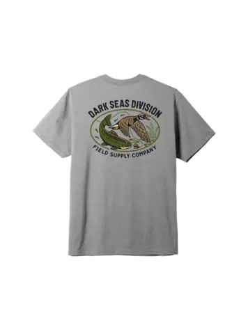 Dark Seas MEN'S CREEK COUNTY BLENDED T-SHIRT HEATHER GREY