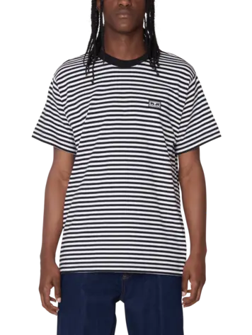 Obey MEN'S EST WRKS EYES STRIPE BLACK MULTI