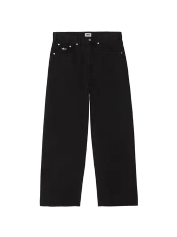 Obey MEN'S BIGWIG BAGGY DENIM PANT WASHED BLACK