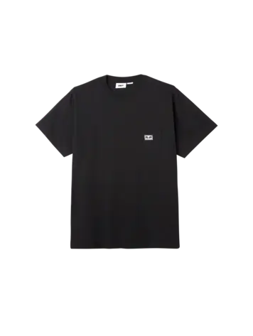 Obey HOMMES ESTABLISHED WORKS EYES POCKET T-SHIRT BLACK