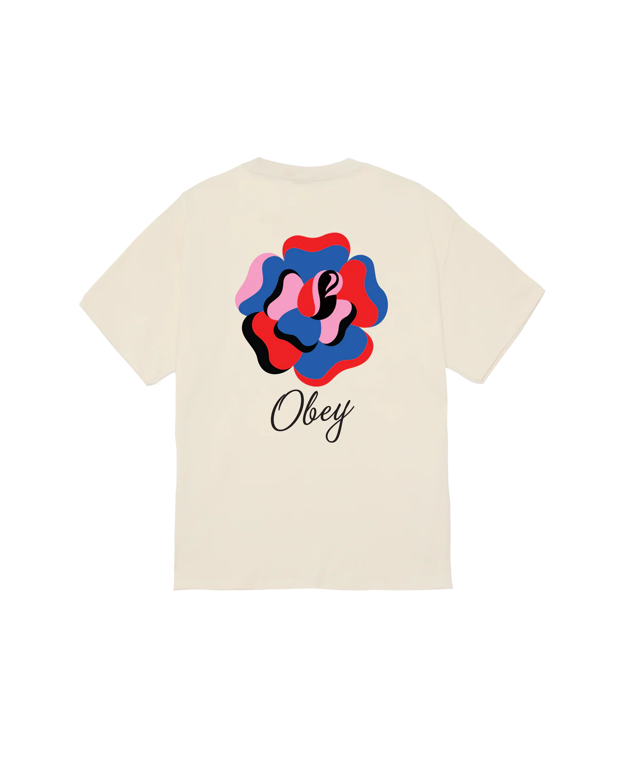 Obey HOMMES OBEY PAPER ROSE T-SHIRT