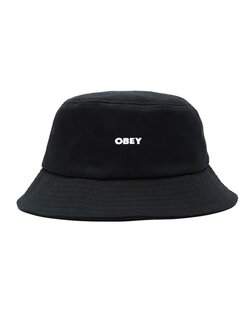 Obey HOMMES BOLD TWILL BUCKET HAT BLACK