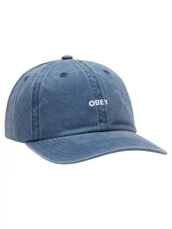 Obey HOMMES BOLD 6 PANEL STRAPBACK HAT PIGMENT NAVY