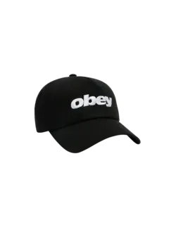 Obey HOMMES OBEY DELTA 5 PANEL SNAPBACK BLACK