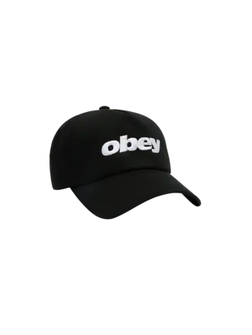 Obey MEN'S OBEY DELTA 5 PANEL SNAPBACK BLACK