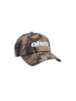 Obey MEN'S OBEY DELTA 5 PANEL SNAPBACK FENCE CAMO MULTI