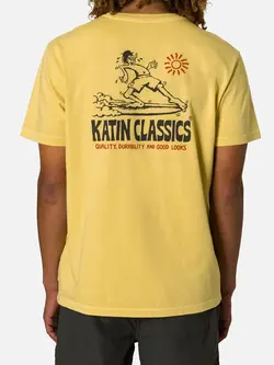 Katin HOMMES CONEJO TEE YELLOW