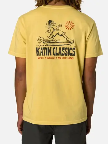 Katin MEN'S CONEJO TEE YELLOW