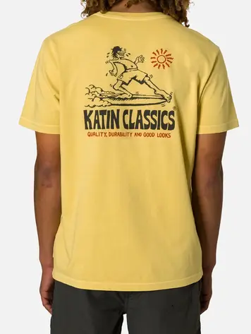 Katin HOMMES CONEJO TEE YELLOW