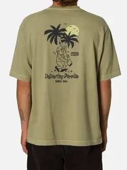 Katin MEN'S DELIVERY BOX FIT TEE COVERT GREEN