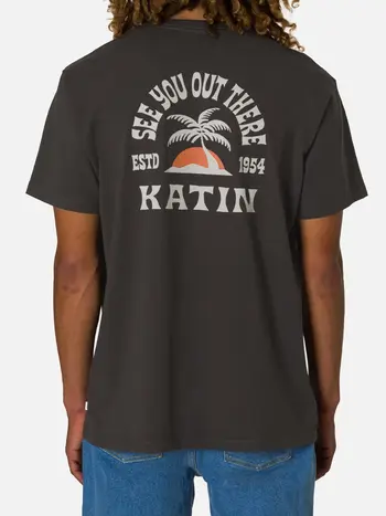 Katin MEN'S NOSARA TEE BLACK WASH