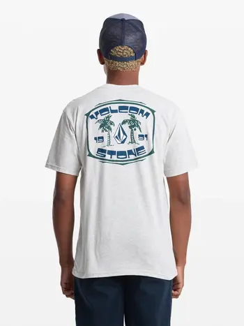 Volcom MEN'S FED UP SHORT SLEEVE TEE STONE HEATHER