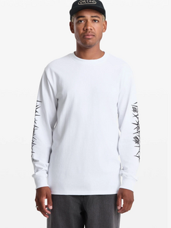 Volcom MEN'S DIE BY THE STONE LONG SLEEVE TEE WHITE