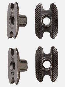 Burton M6 CHANNEL INSERTS 4 PACK BLACK