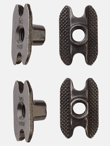 Burton M6 CHANNEL INSERTS 4 PACK BLACK