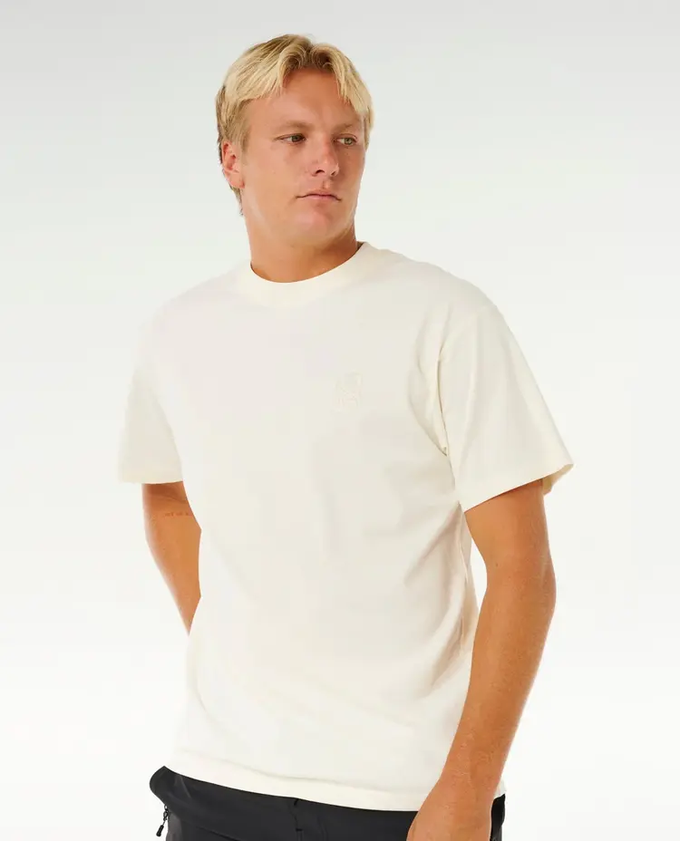 RIP CURL MEN'S SEARCH EMBROIDERY TEE
