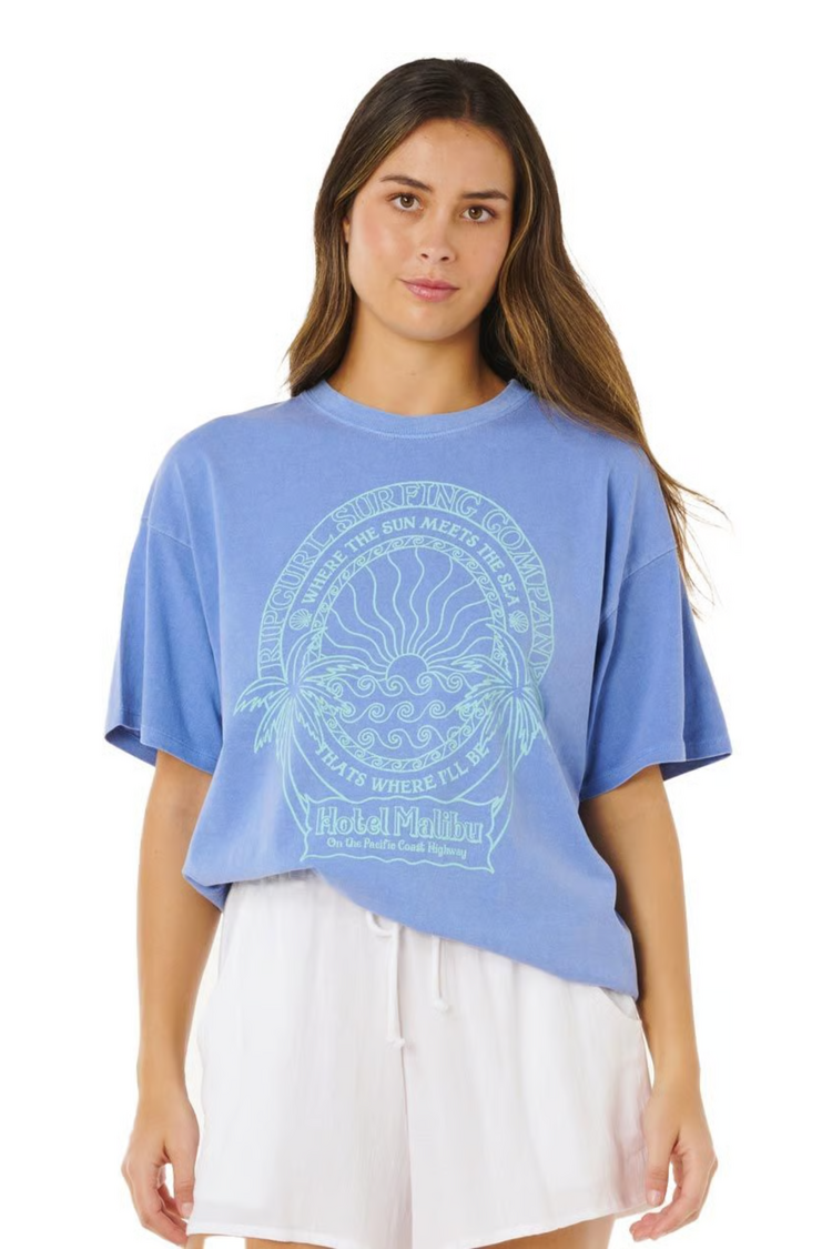 RIP CURL HOMMES HOTEL MALIBU HERITAGE TEE