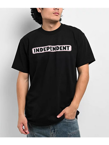 Independent trucks MEN'S BAR LOGO T-SHIRT BLACK