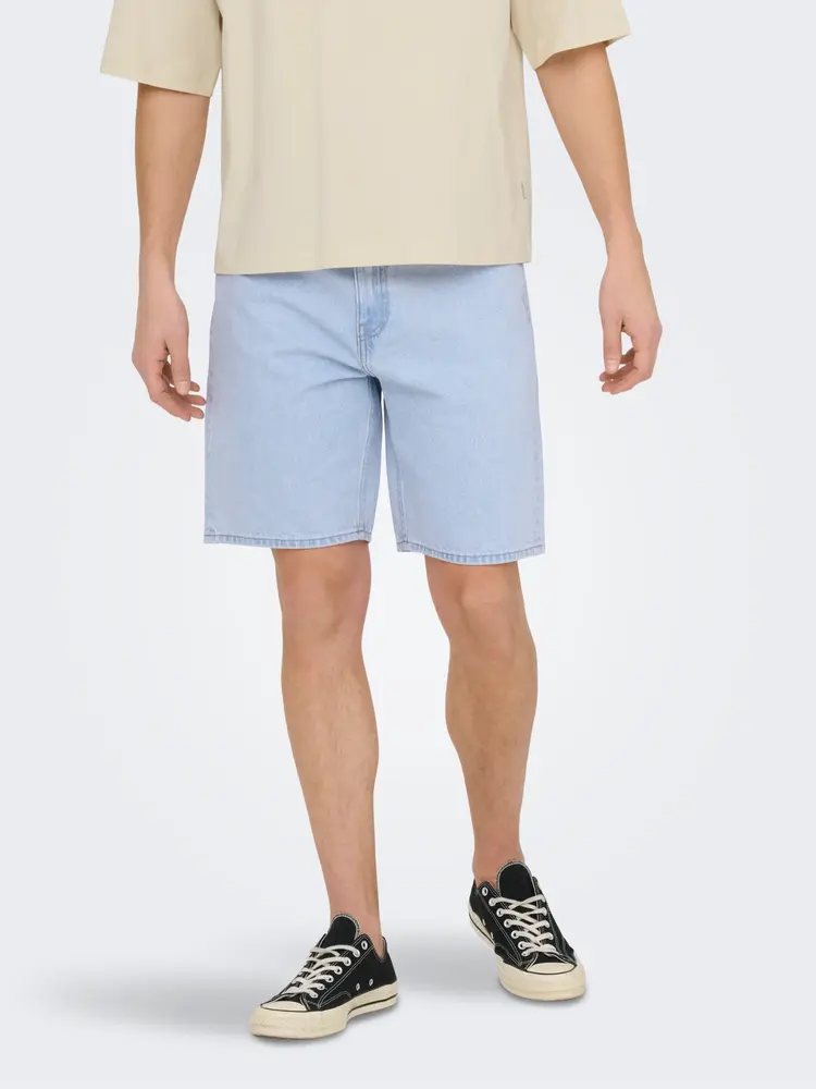 Only & Sons MEN'S EDGE STRAIGHT FIT SHORTS