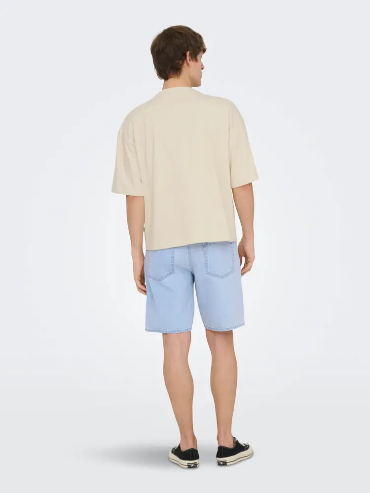 Only & Sons HOMMES EDGE STRAIGHT FIT SHORTS