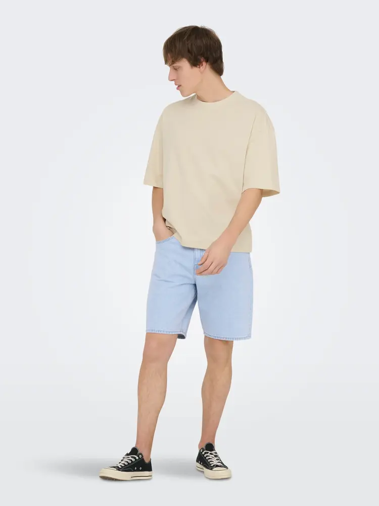 Only & Sons MEN'S EDGE STRAIGHT FIT SHORTS