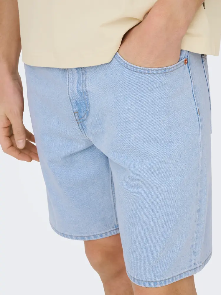 Only & Sons MEN'S EDGE STRAIGHT FIT SHORTS