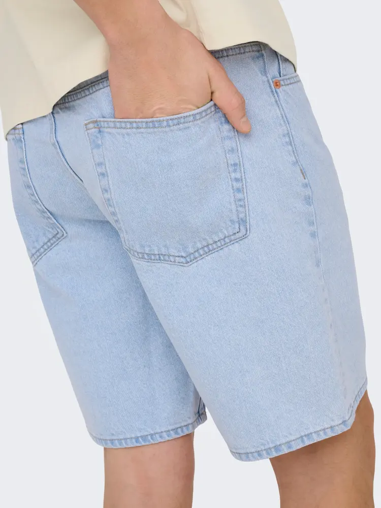 Only & Sons MEN'S EDGE STRAIGHT FIT SHORTS