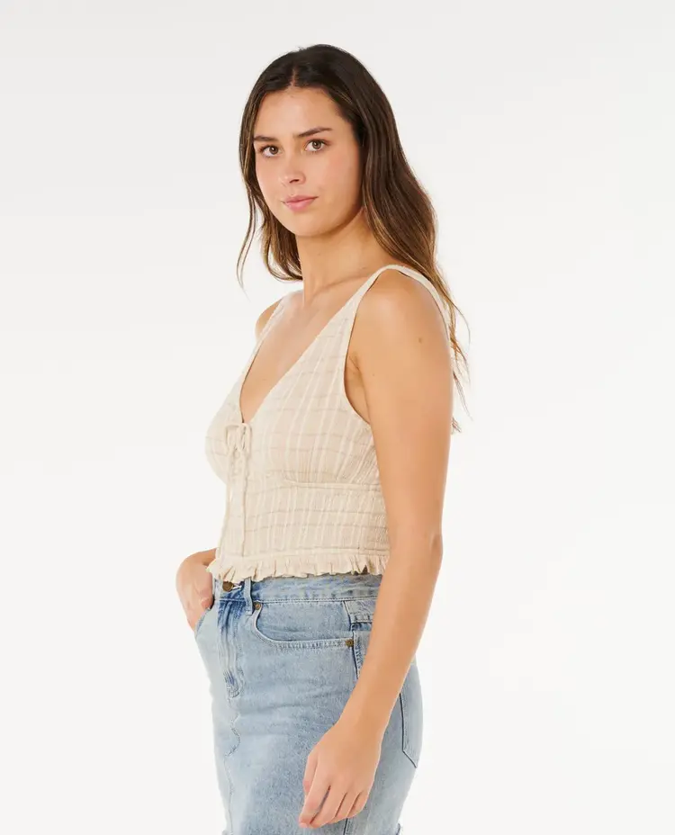 RIP CURL WOMEN'S PARADISE CHECK TOP