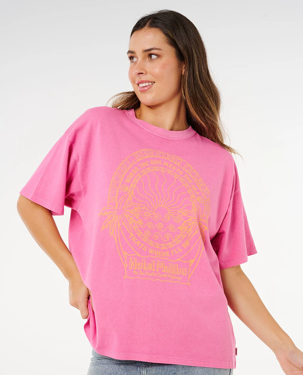 RIP CURL FEMMES HOTEL MALIBU HERITAGE TEE
