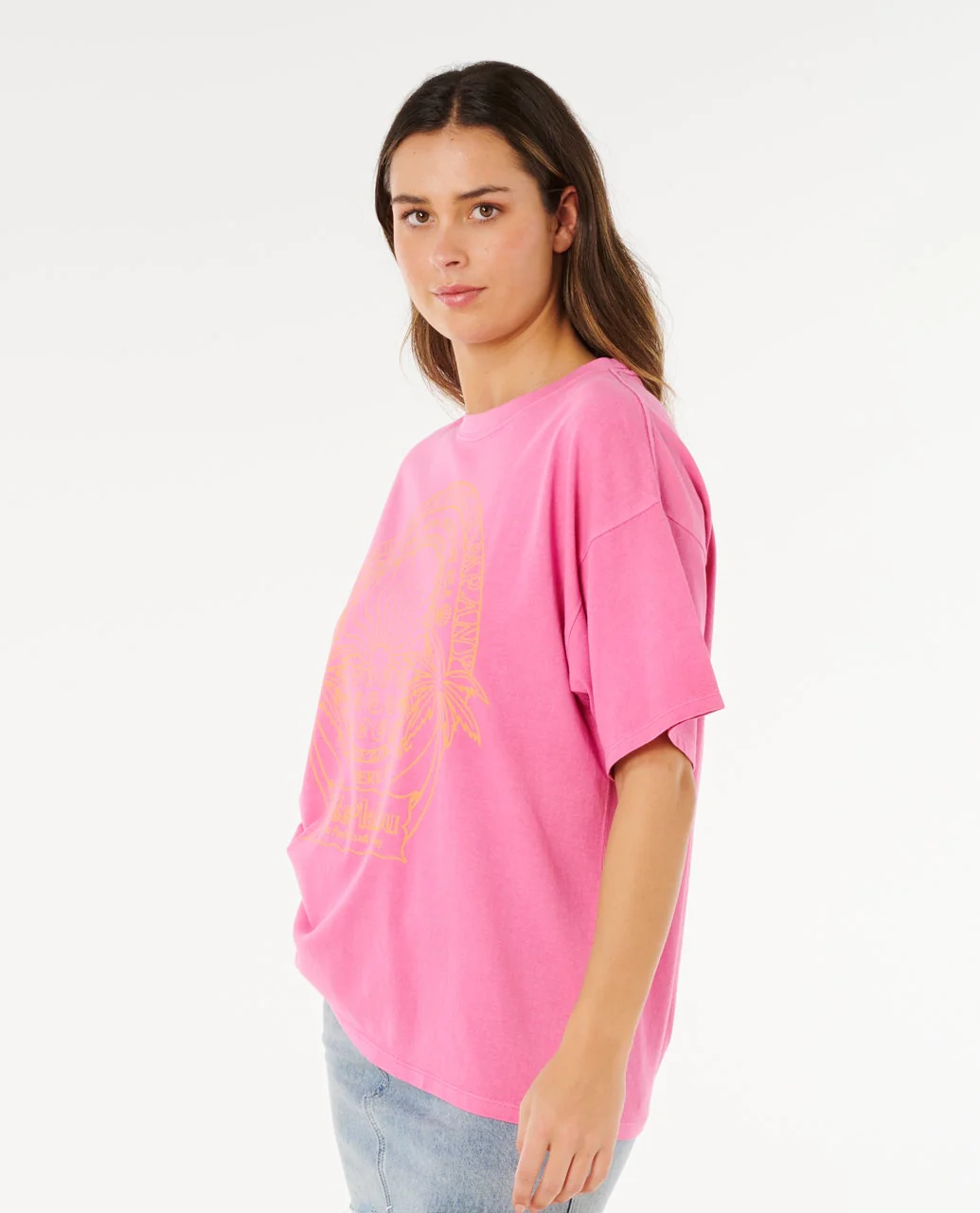 RIP CURL FEMMES HOTEL MALIBU HERITAGE TEE