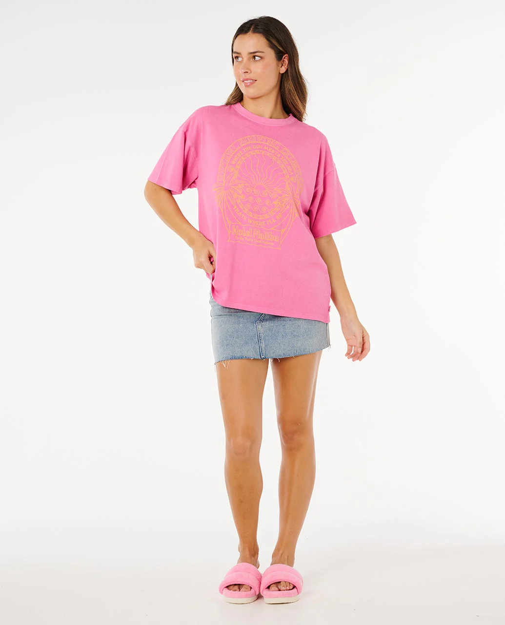 RIP CURL FEMMES HOTEL MALIBU HERITAGE TEE