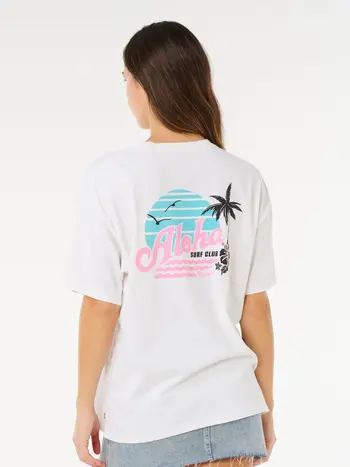 RIP CURL WOMEN'S ALOHA HERITAGE TEE BONE