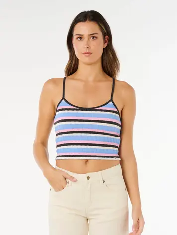 RIP CURL FEMMES BOBBY STRIPE CAMI MULTICO