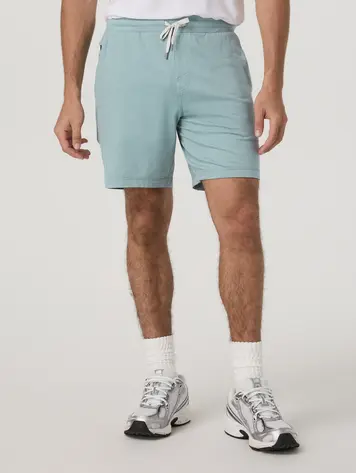 Vuori HOMMES PONTO PERFORMANCE SHORT 7" MISTY BLUE HEATHER