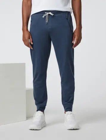 Vuori MEN'S PONTO PERFORMANCE JOGGER 28" AZURE HEATHER