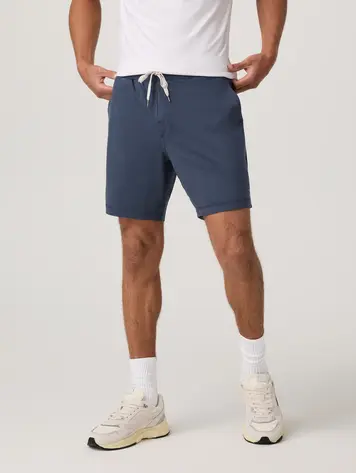 Vuori MEN'S PONTO PERFORMANCE SHORT 7" AZURE HEATHER