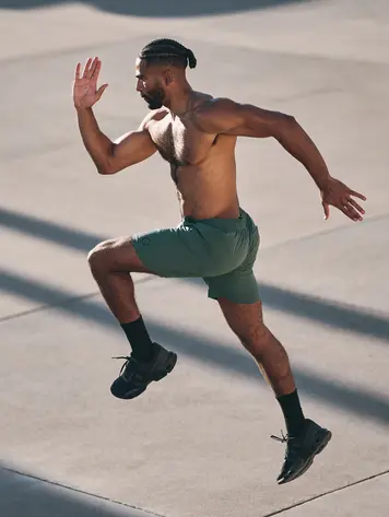 Vuori HOMMES KORE SHORT LINED 7" AGATE GREEN TONAL