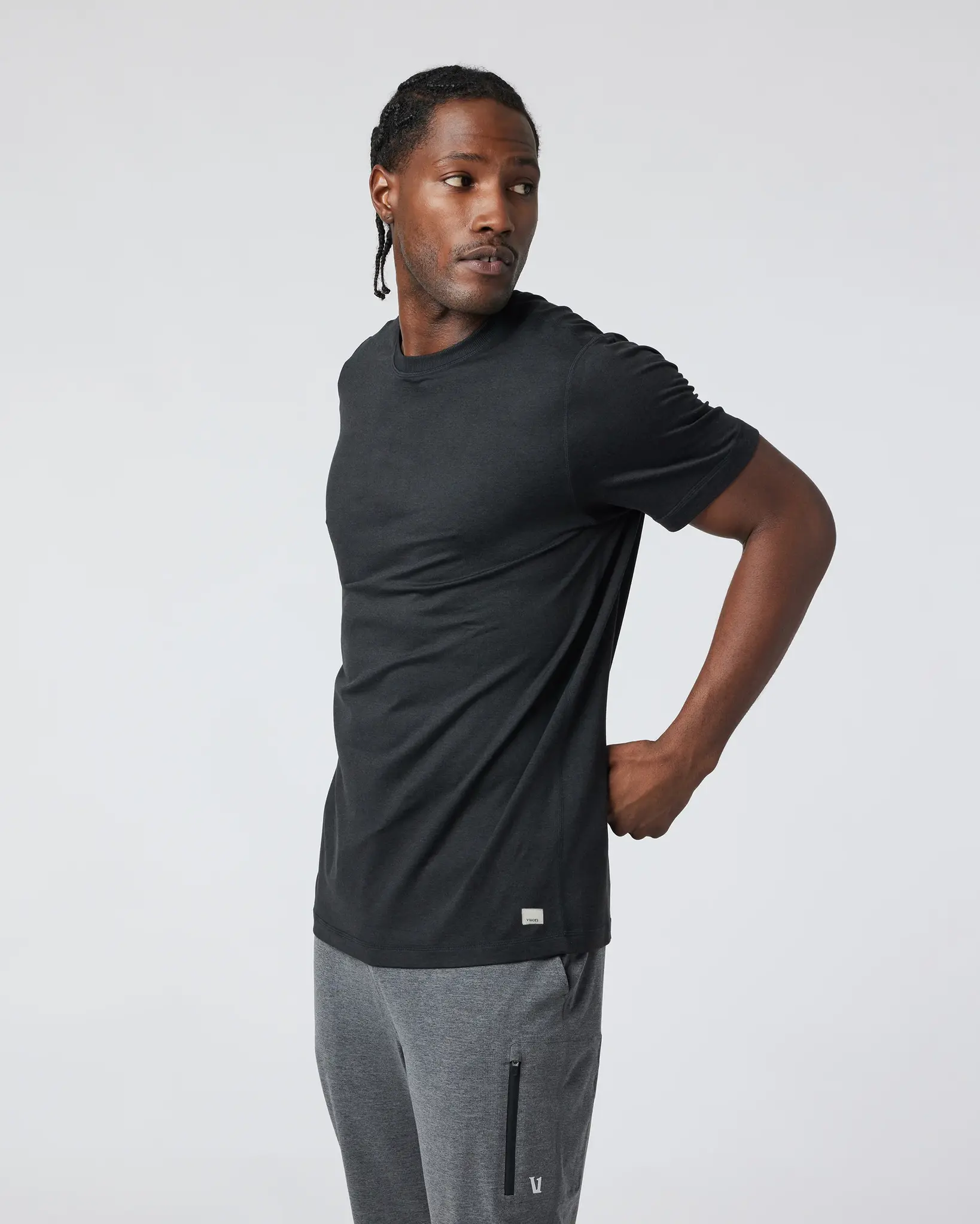 Vuori HOMMES SHORT SLEEVE PONTO PERFORMANCE TEE