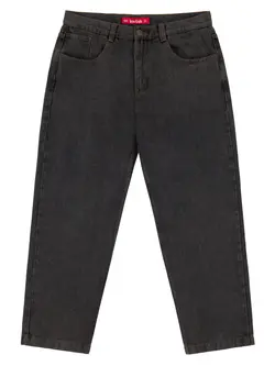 LOVIAH HOMMES OG BAGGY ACID 5 POCKET DENIM PANTS BLACK ACID WASH