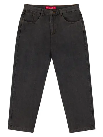LOVIAH HOMMES OG BAGGY ACID 5 POCKET DENIM PANTS BLACK ACID WASH