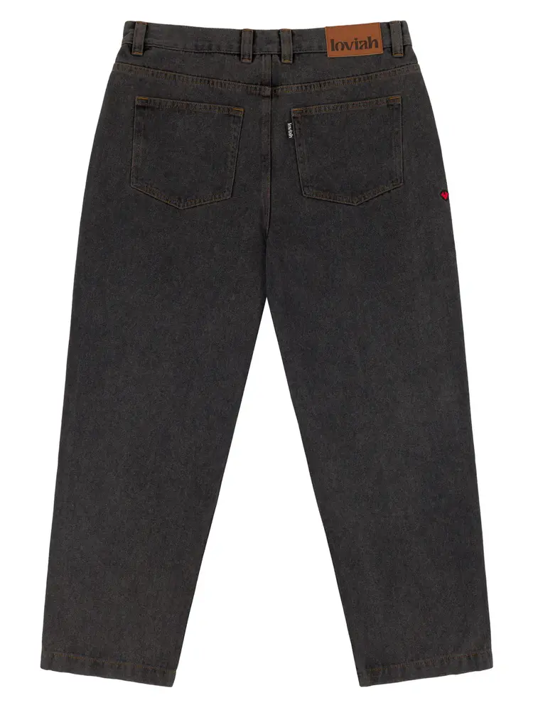 LOVIAH MEN'S OG BAGGY ACID 5 POCKET DENIM PANTS