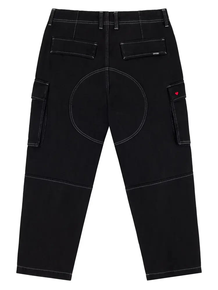 LOVIAH HOMMES HEAVY DUTY CARGO DENIM PANTS