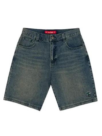 LOVIAH HOMMES JHORTS DENIM SHORTS PINE ENZYME WASH