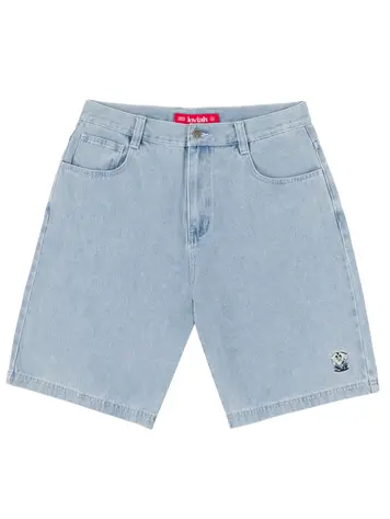 LOVIAH HOMMES JHORTS DENIM SHORTS WHITE BLUE WASH