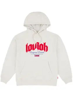 LOVIAH HOMMES ORIGINAL DENIM HOODIE HEATHER GREY