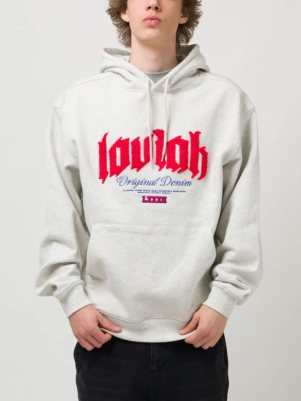 LOVIAH MEN'S ORIGINAL DENIM HOODIE