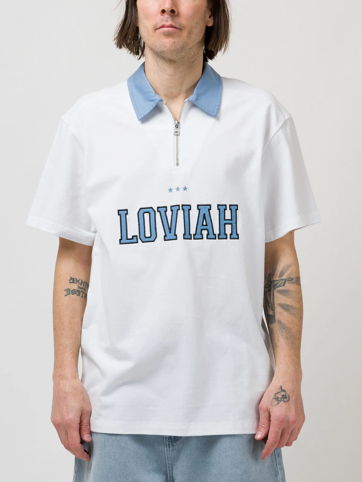 LOVIAH MEN'S POLO JEANS SHIRT